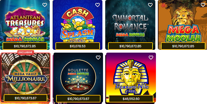 CaptainCooks Jackpot Games